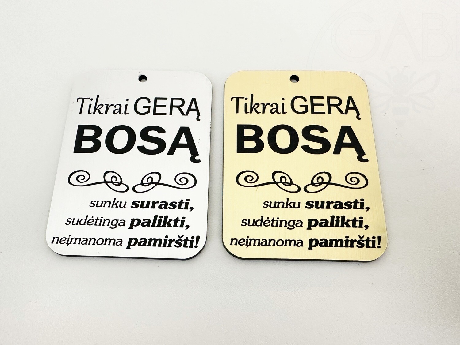 Plokštelė &quot;Tikrai GERĄ BOSĄ sunku surasti, sudėtinga palikti, neįmanoma pamiršti&quot; 1vnt