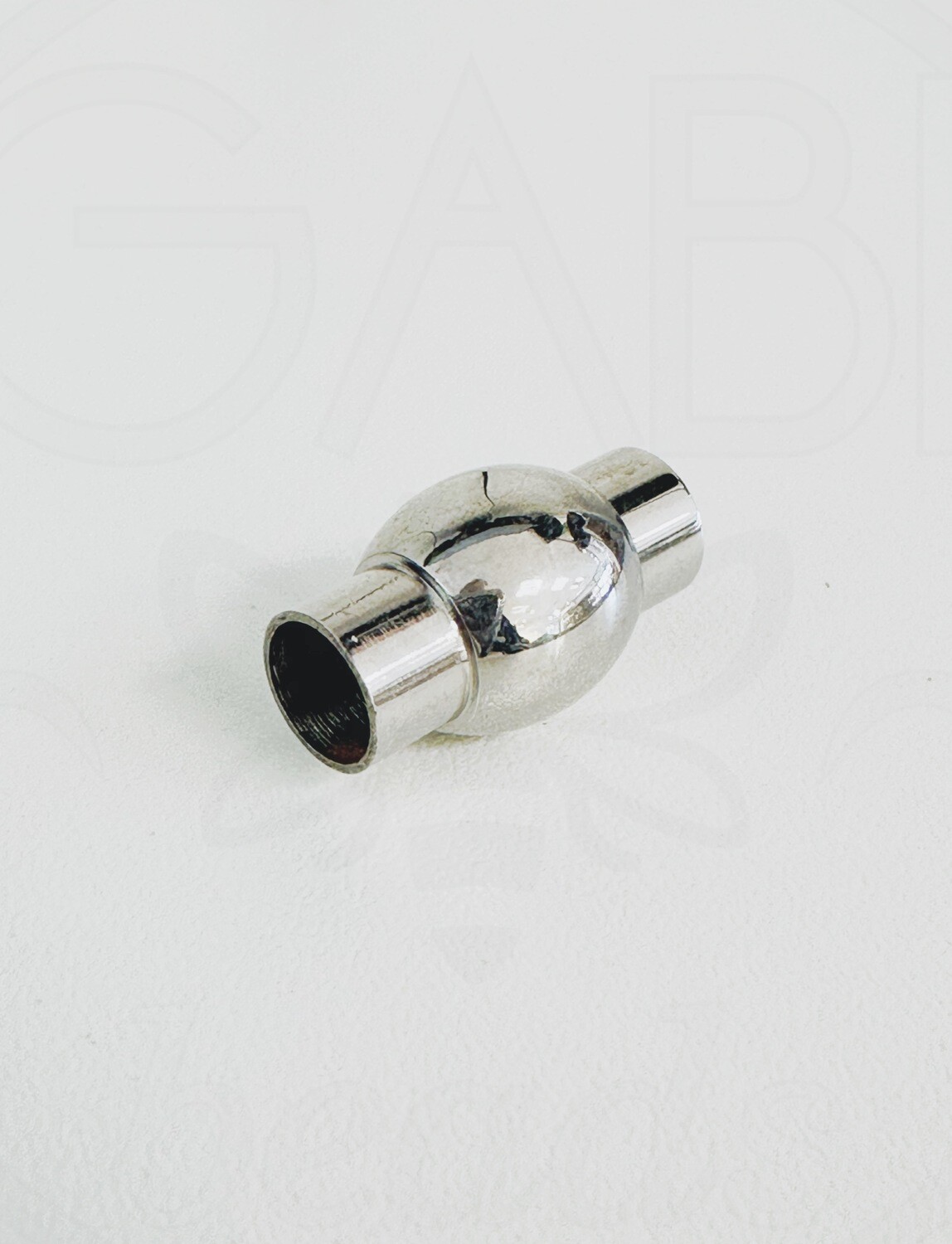 Magnetinis nerūdijančio plieno užsegimas, plieno spalvos 18.5~19x10.5x10.5mm, 1 vnt