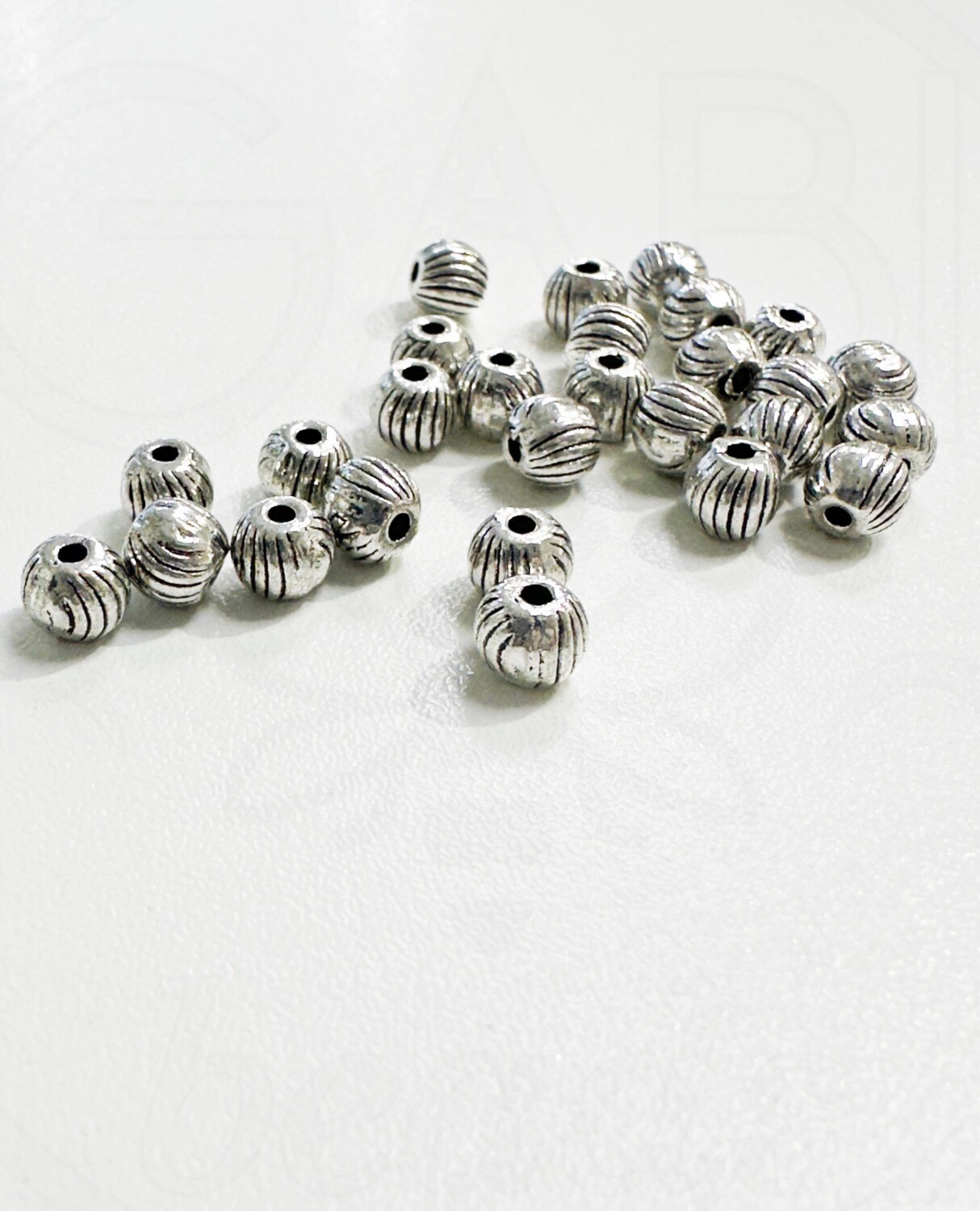 Intarpai,  plieno spalvos, 5mm, 15vnt