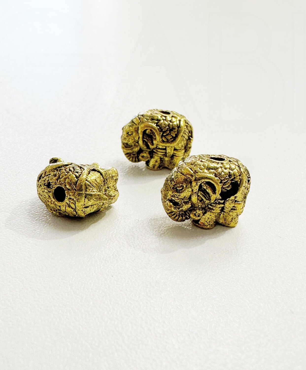 Intarpas &quot;, aukso spalvos, 9.5x11.5x7.5mm, 1vnt