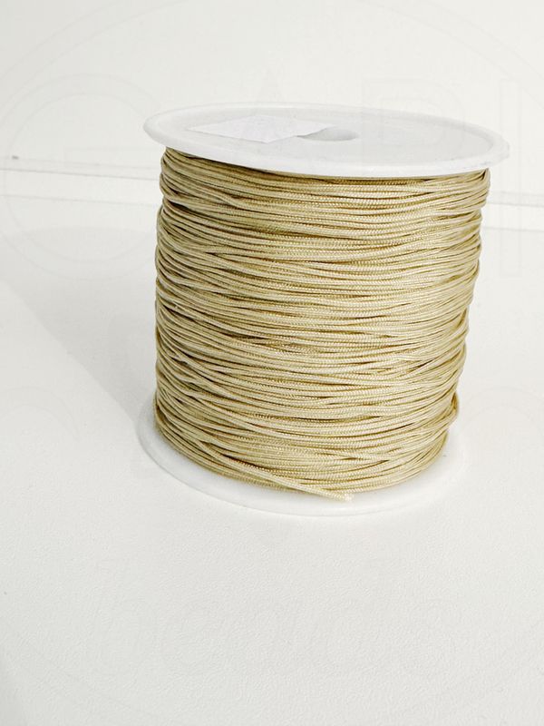 Nailoninis siūlas, 0,8mm, šviesiai rudos spalvos, 100m ritė.