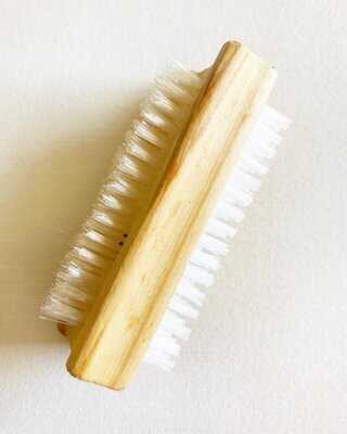 Double Sided Wooden Nail Brush