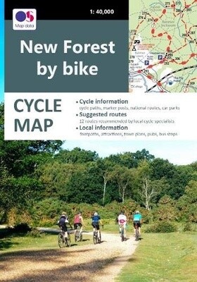 Map - New Forest by Bike (6th Edition)