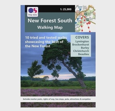 New Forest SOUTH Walking Map
