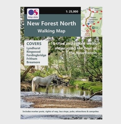 New Forest NORTH Walking Map