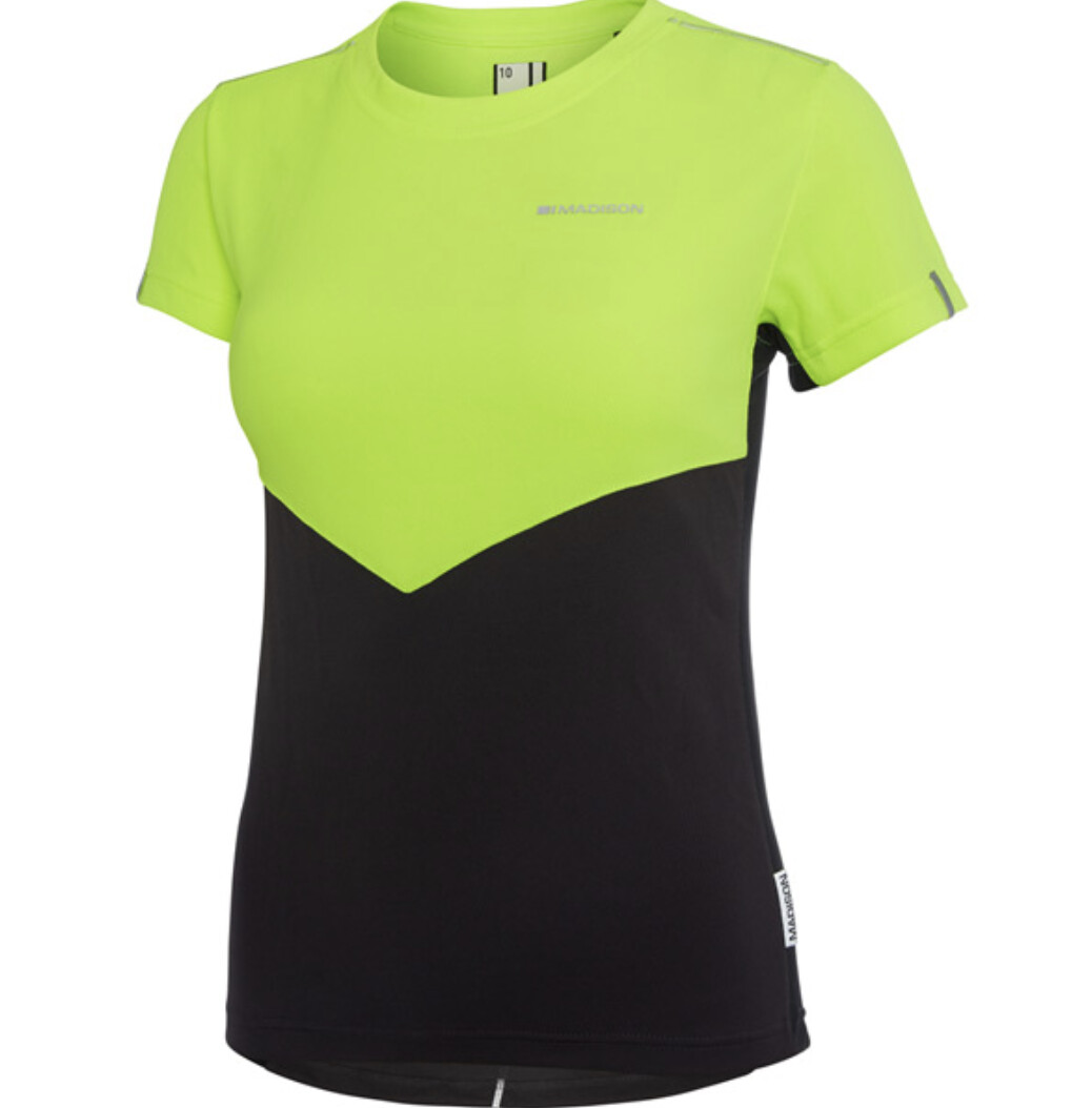 Stellar women&#39;s short sleeve jersey, Size: 8, Colour: Yellow/Grey