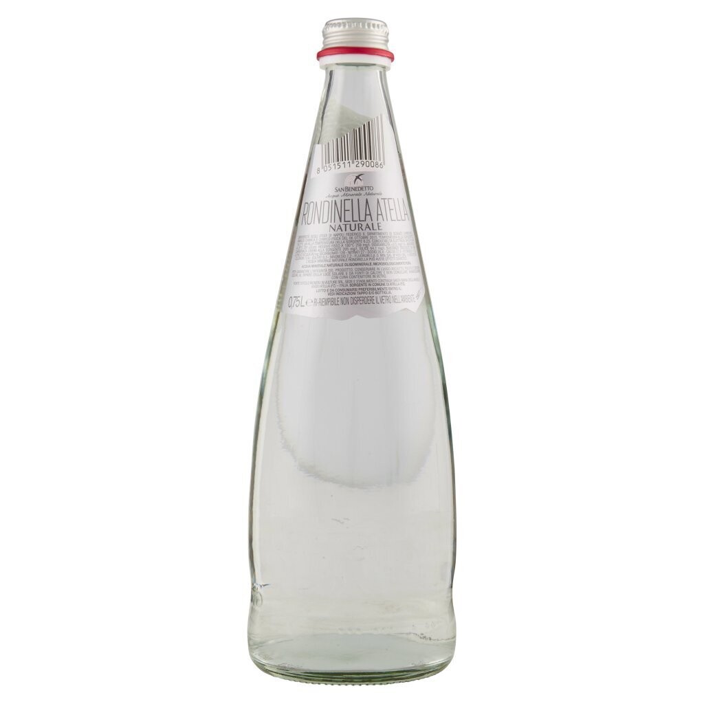 ACQUA SAN BENEDETTO - RONDINELLA da 75cl (12 bottiglie) - in vetro