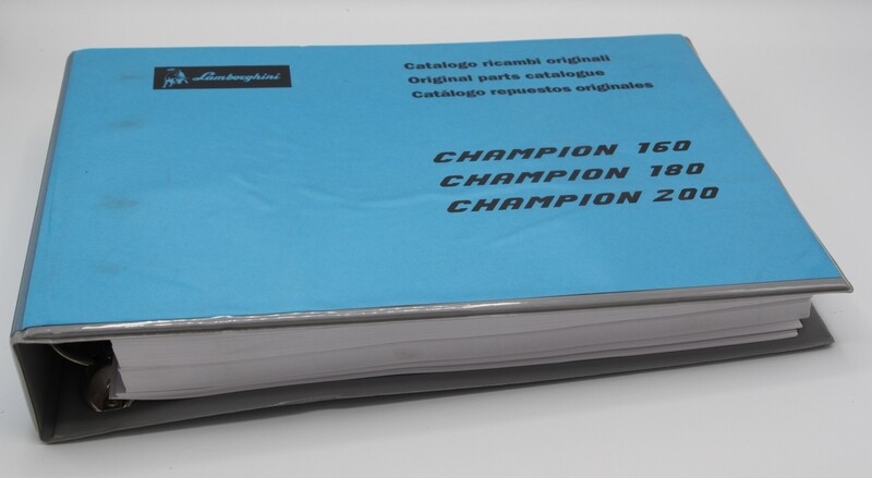 CATALOGO RICAMBI LAMBORGHINI CHAMPIONS NUOVO