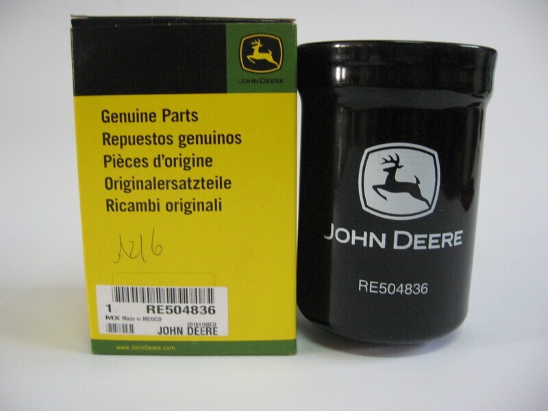 FILTRO OLIO MOTORE RE504836