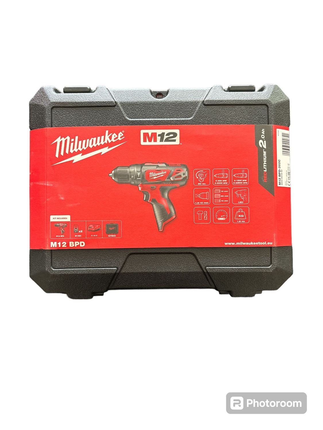 Trapano avvitatore compatto con percussione M12