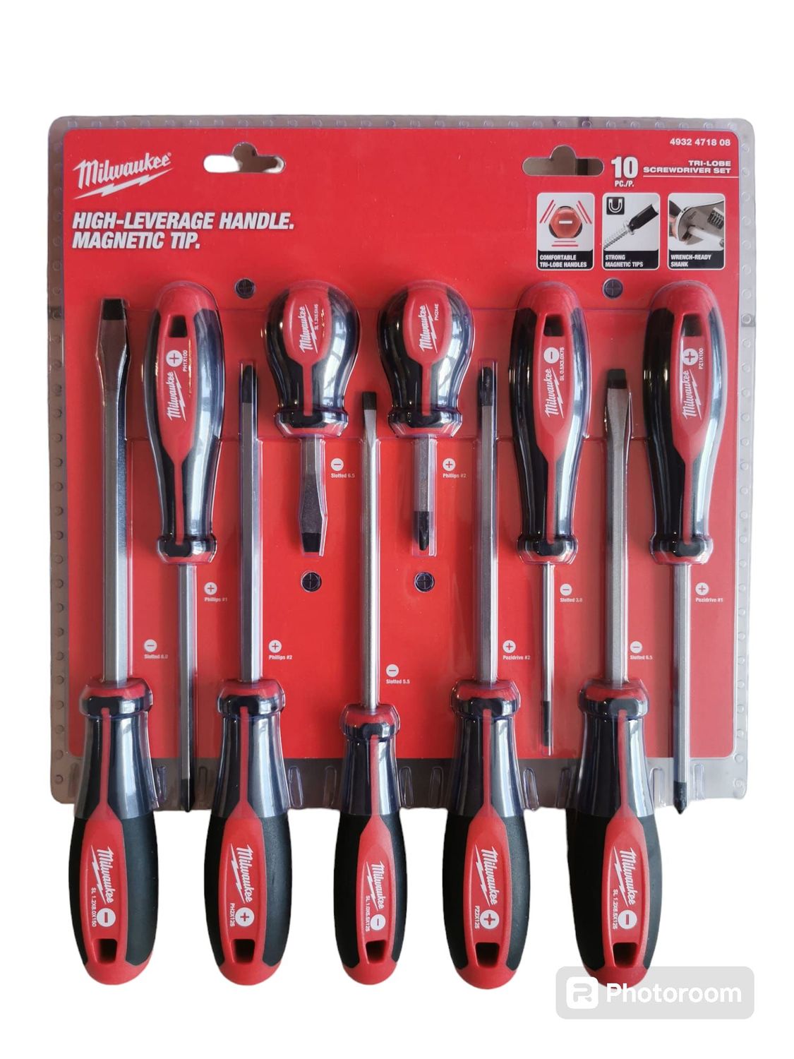 SET GIRAVITI PUNTA MAGNETICA 10Pz
