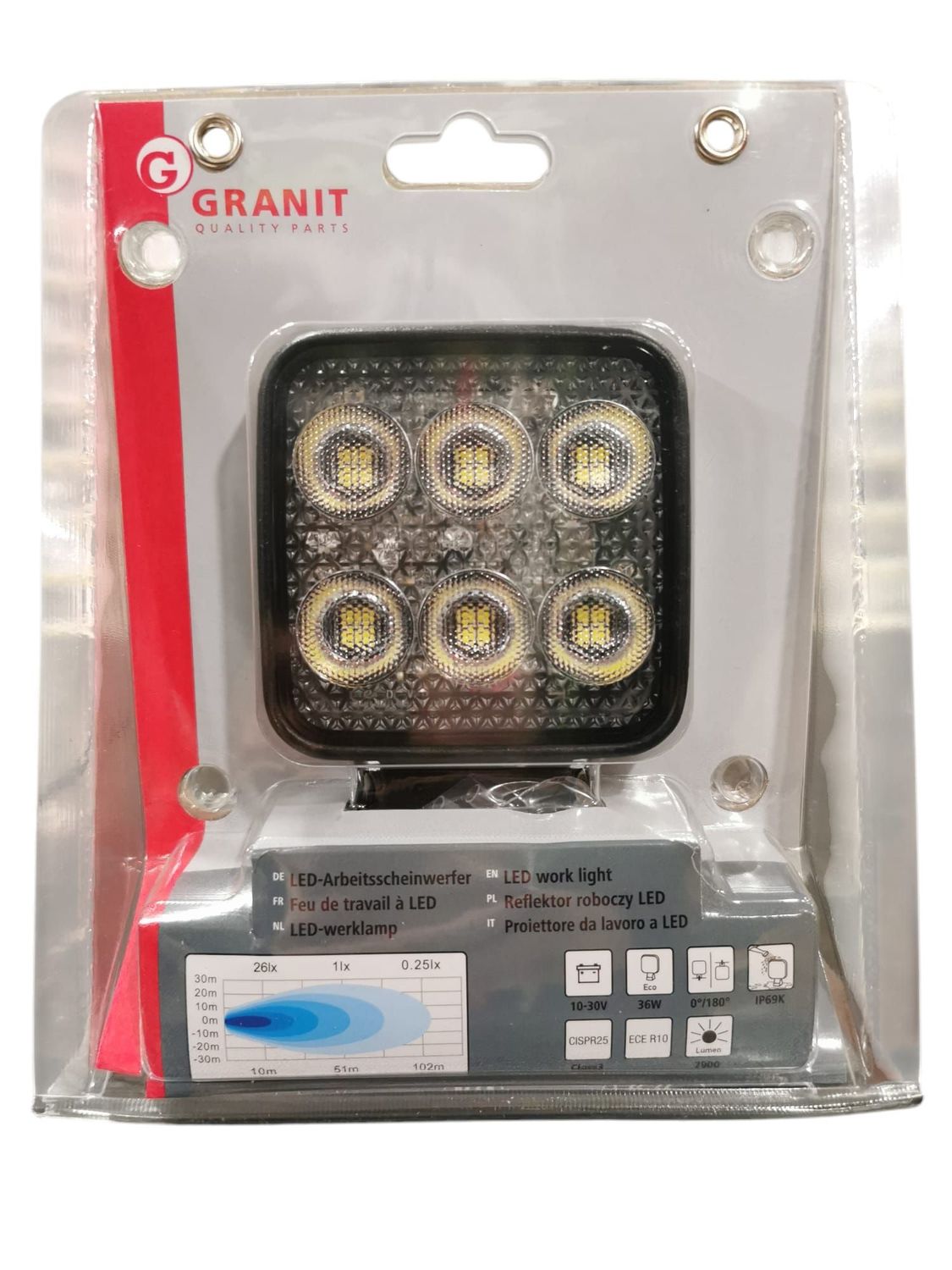 PROIETTORE DA LAVORO A LED 2900Lm