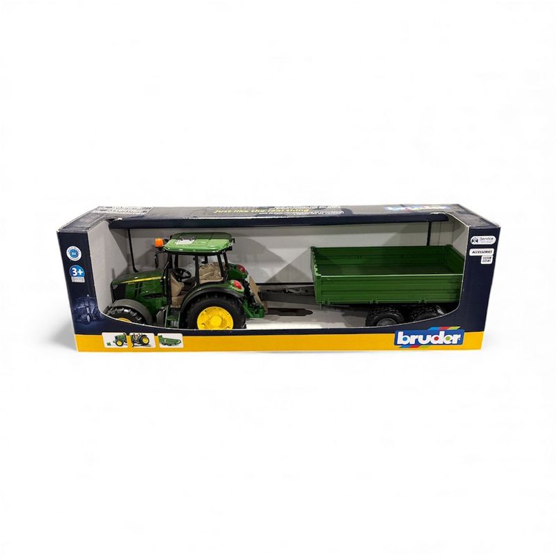 JOHN DEERE 5115M + RIMORCHIO