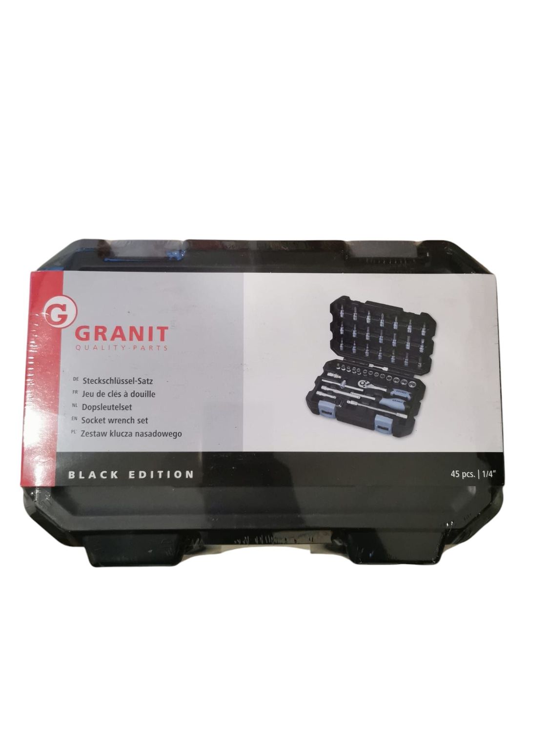 Serie chiavi a bussola 1/4" 45pz