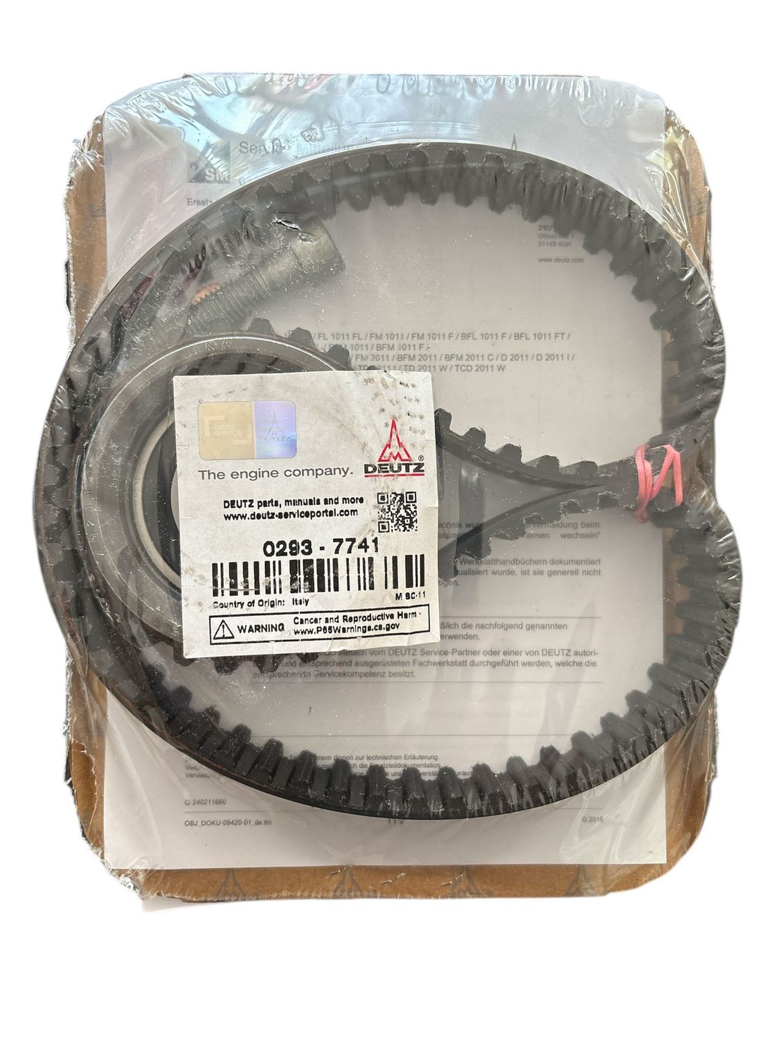 KIT CINGHIA DISTRIBUZIONE 02937741