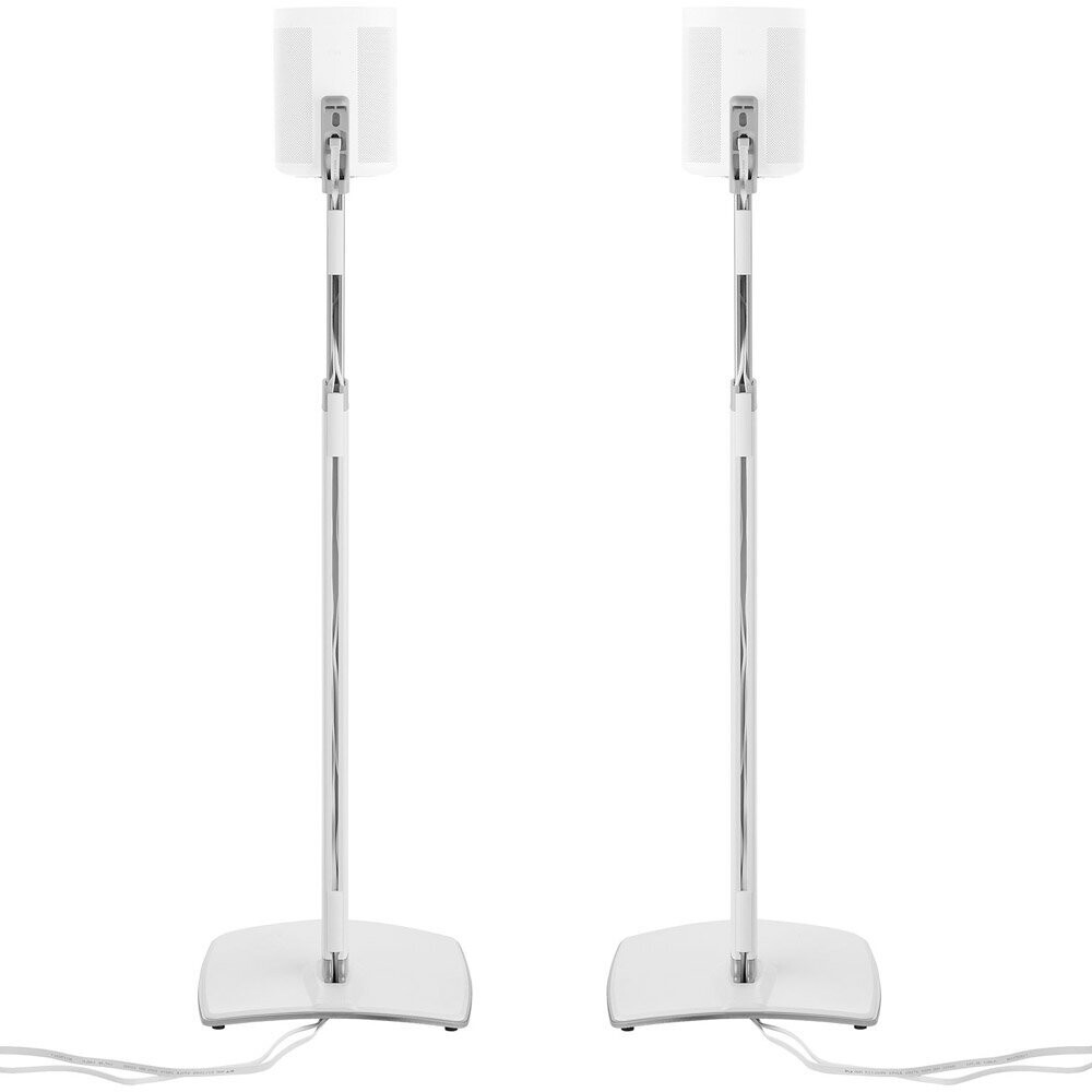 Sanus 2x Adjustable Floor Stand for Sonos One, One SL White
