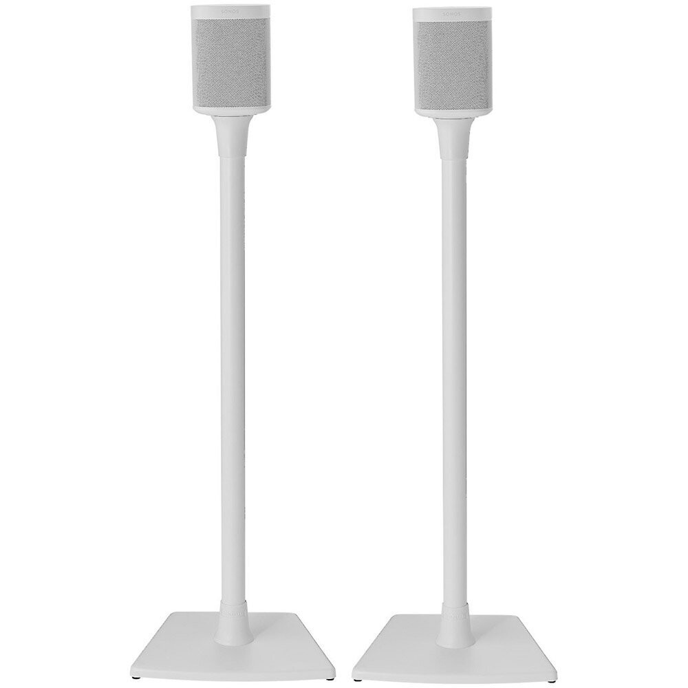 Sanus 2x Floor Stand for Sonos One, One SL White