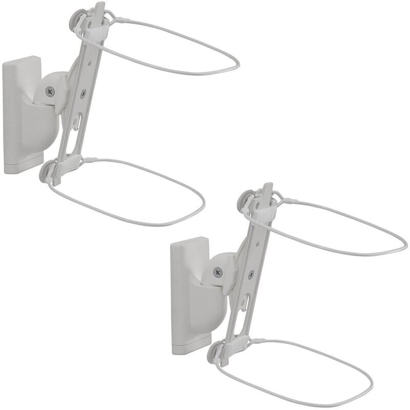 Sanus 2x Wall Mounts for Sonos One, One SL White