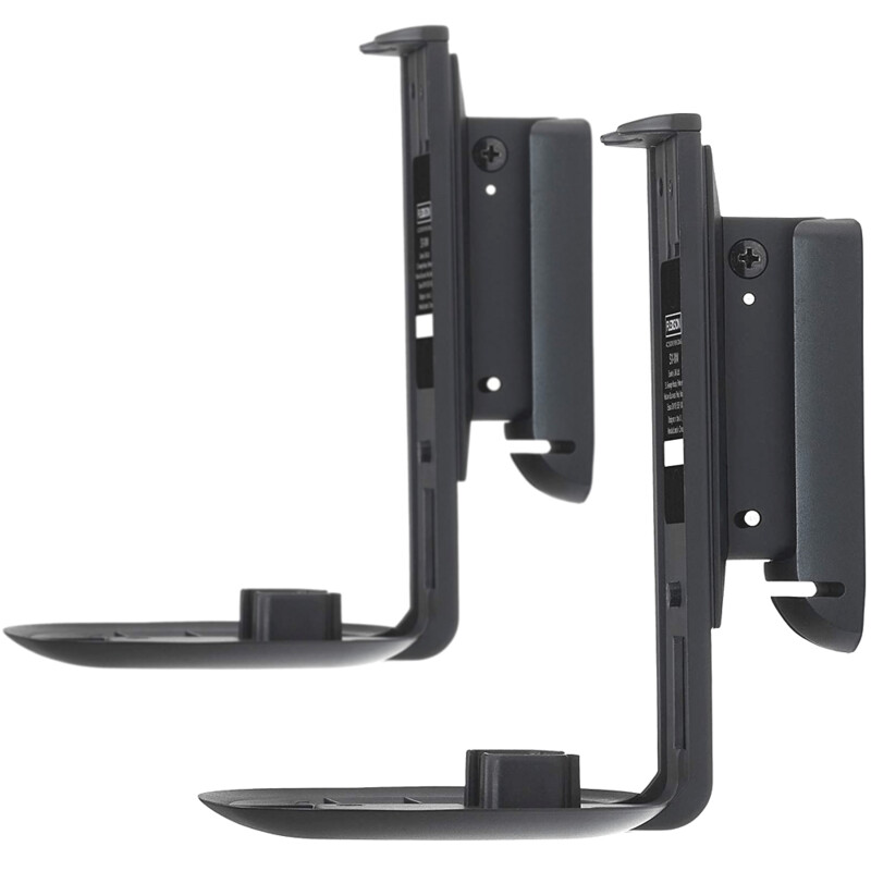 Flexson Wall Mount for Sonos One, One SL and Play:1 Black (Pair)