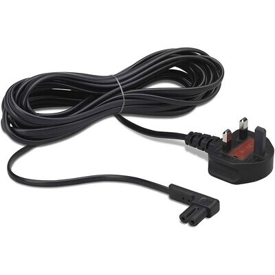 Flexson 5m Power Cable for Sonos One, One SL and Play:1 Black