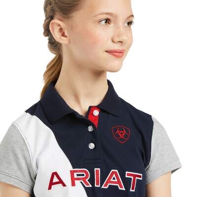 Ariat Junior Taryn Button Polo Shirt