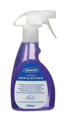 Keratex Medicated Hoof & Leg Scrub 300ml