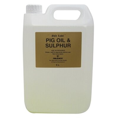 Gold Label Pig Oil & Sulphur - 5 Lt