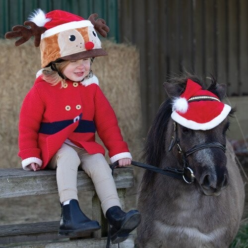 Equetech Santa Horse Hat Bonnet