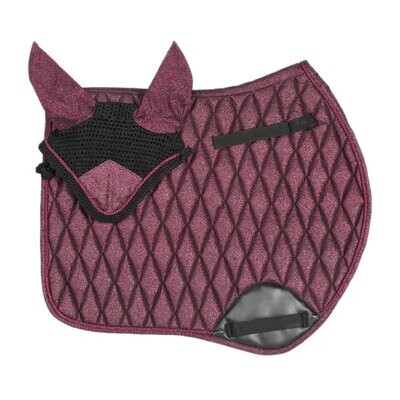 Firefoot Shimmering saddle pad and ears