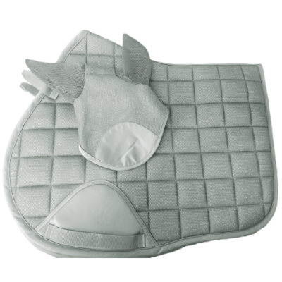 Elano Glitter 3D Mesh Saddle pad & Veil Set