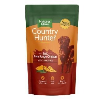 Natures Menu Country Hunter Wet Dog Food Chicken Pouch 150g