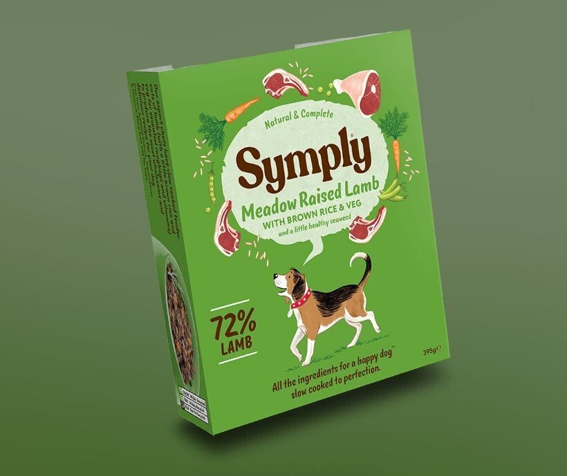 Symply Meadow Raised Lamb Adult Wet Dog Food 395g