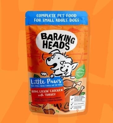 Barking Heads Little Paws Bowl Lickin' Chicken 150g