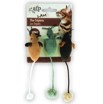 All For Paws Lamb The Triplets Cat toy