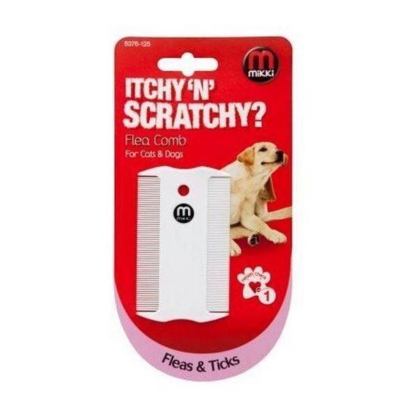 Mikki Flea Comb All Plastic