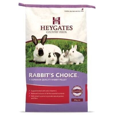 Heygates Rabbit Choice Pellets 20 kg