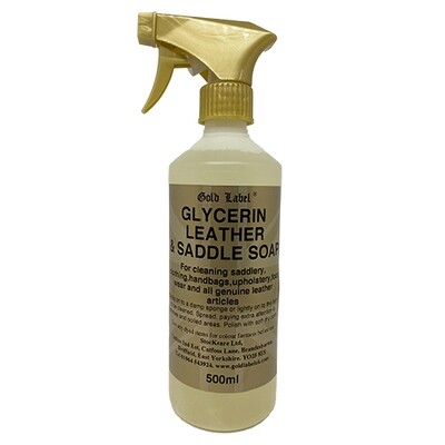 Gold Label Saddle Soap Spray 500ml
