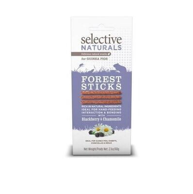 Selective Naturals Forest Sticks for Guinea Pigs with Blackberry & Chamomile
