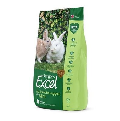 Burgess Excel Nuggets with Mint for Adult Rabbits