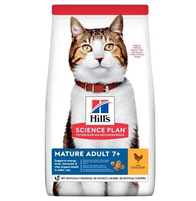 Hills Science Plan Cat Mature 7+ Dry Chicken 1.5kg