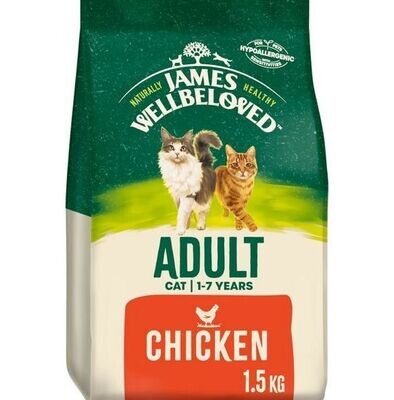 James Wellbeloved Cat Adult Chicken 1.5kg