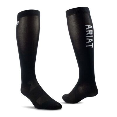 AriatTEK Essential Performance Black Socks
