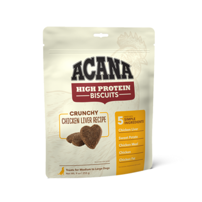 Acana High-Protein Biscuits, Crunchy Chicken Liver Recipe 100g