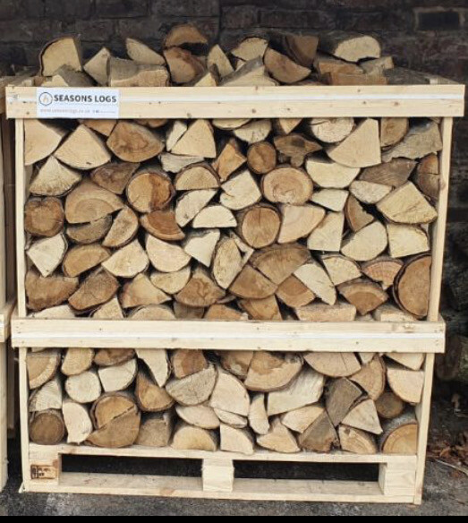 Large Crate of Kiln Dried Premium Mixed Hardwood Logs