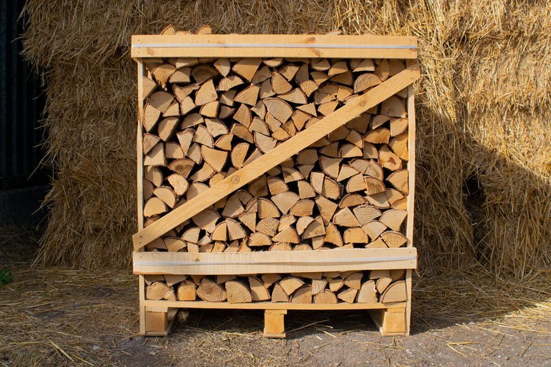 Large Crate Kiln Dried Premium Birch Hardwood Logs
