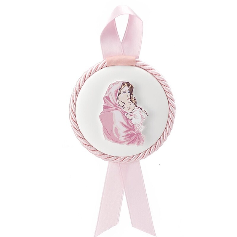 CAPOCULLA ROSA MADONNA CON BAMBINO