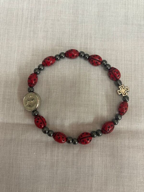 BRACCIALE ELASTICO COCCINELLE