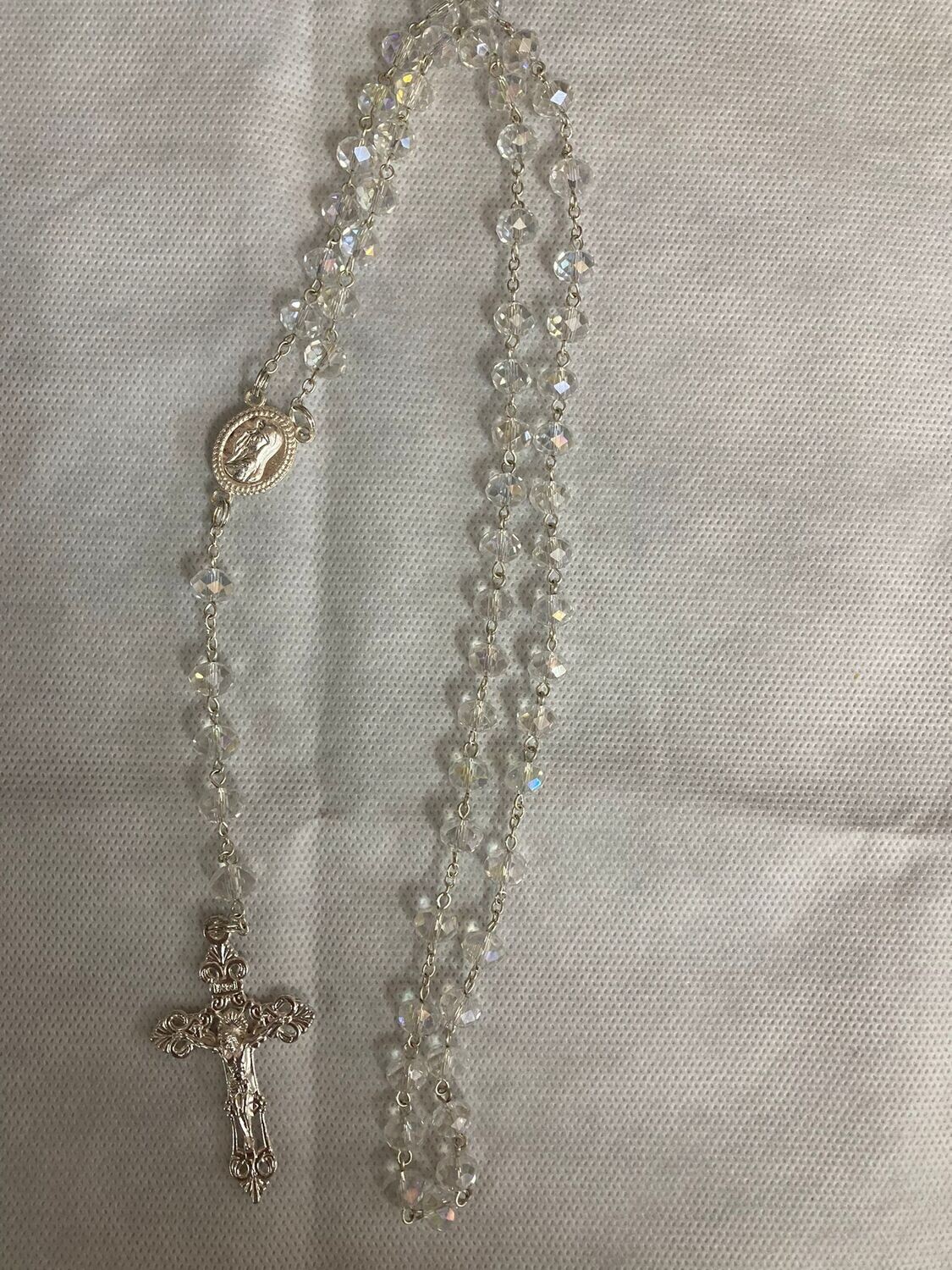 ROSARIO SEMICRISTALLO PRESSATO