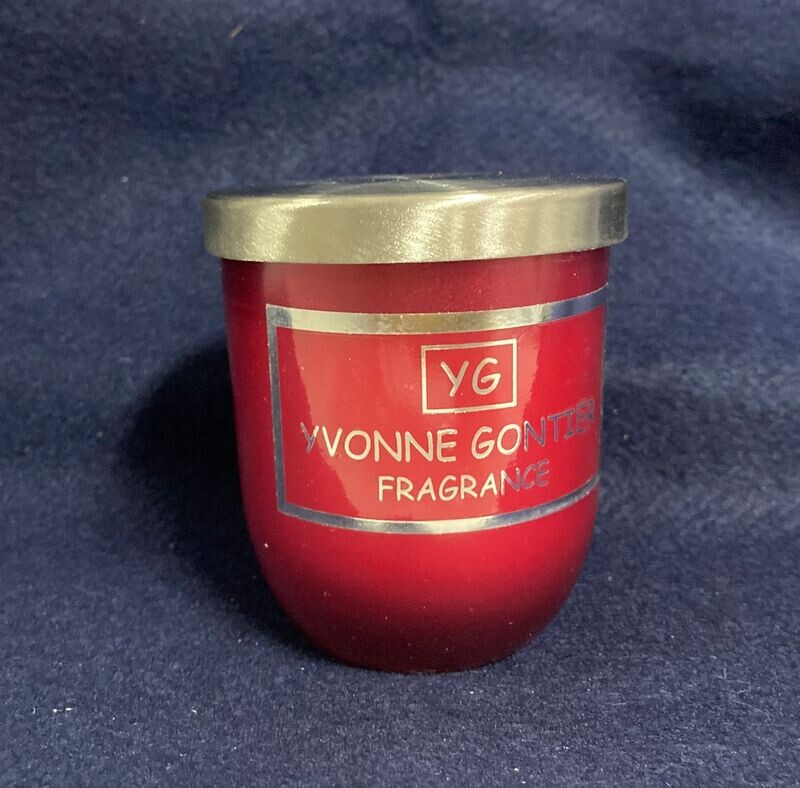 vasetto candela rosso