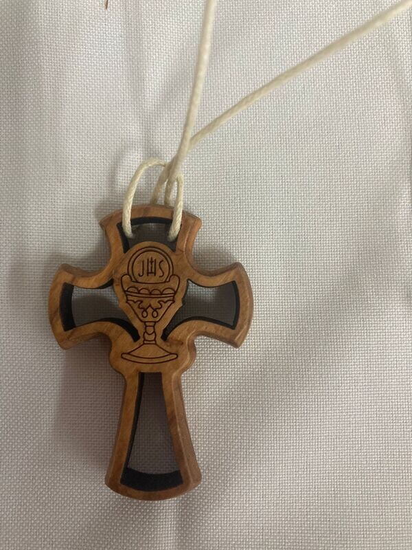 CROCE CON SIMBOLO COMUNIONE